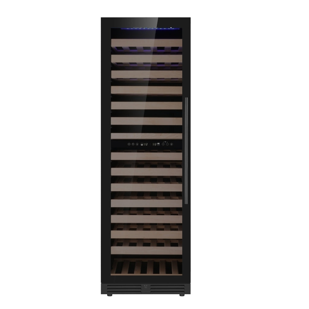 Upright Low-E Glass Door Dual Zone Large Wine Cooler